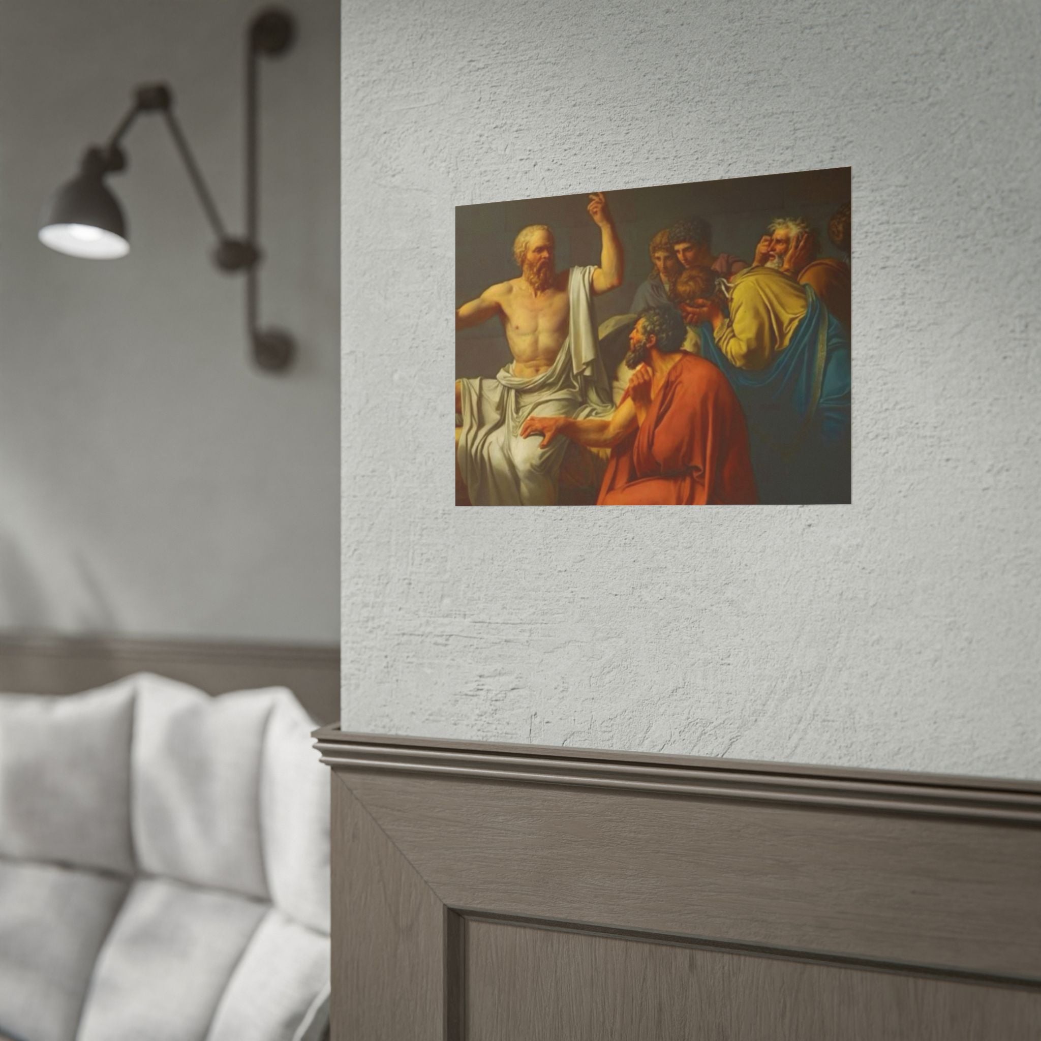 Socratic Debate Classical Art Poster