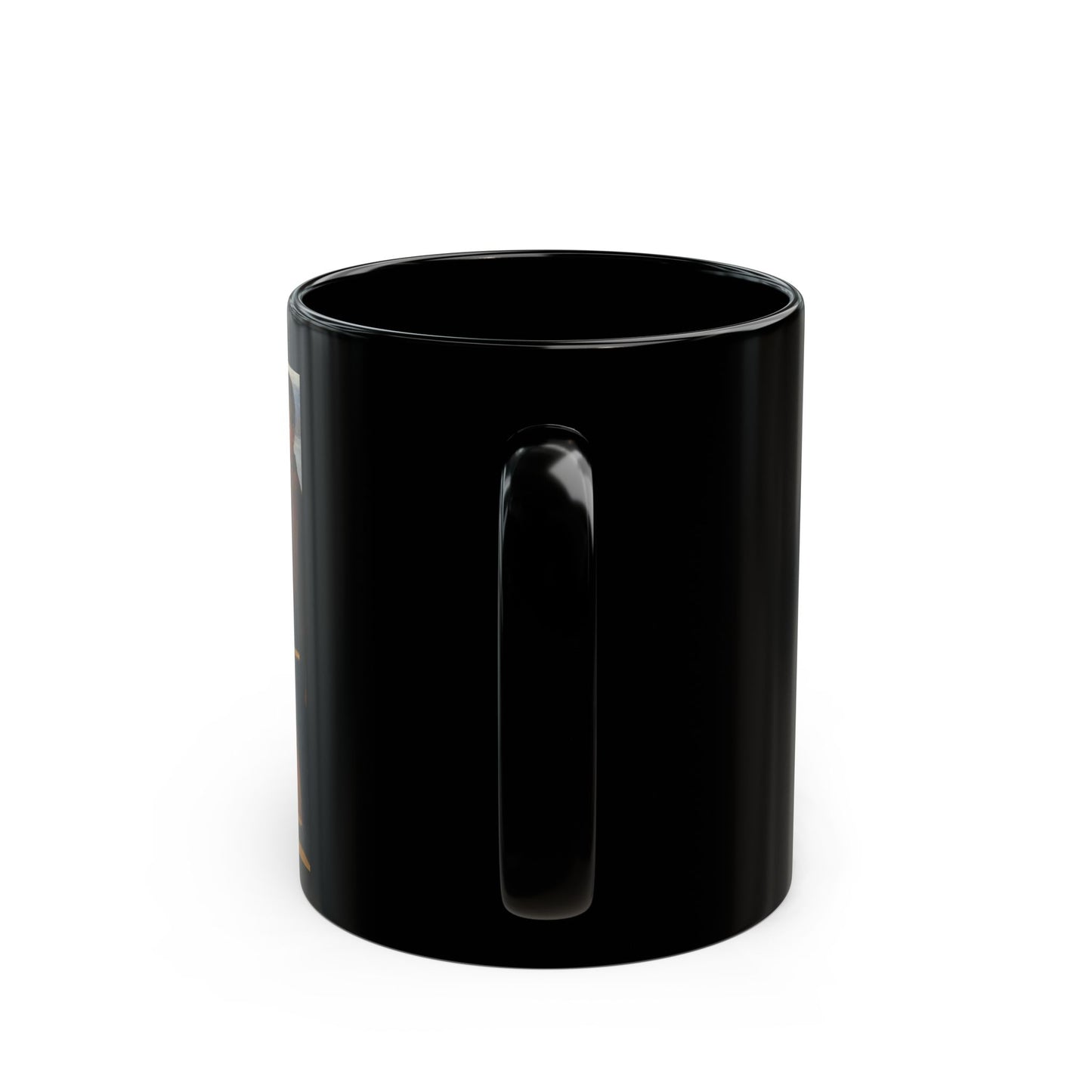 The Wounded Angel mug | Black Ceramic Mug