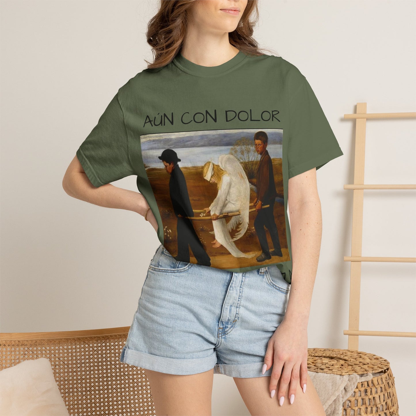 Camiseta unisex teñida en prenda