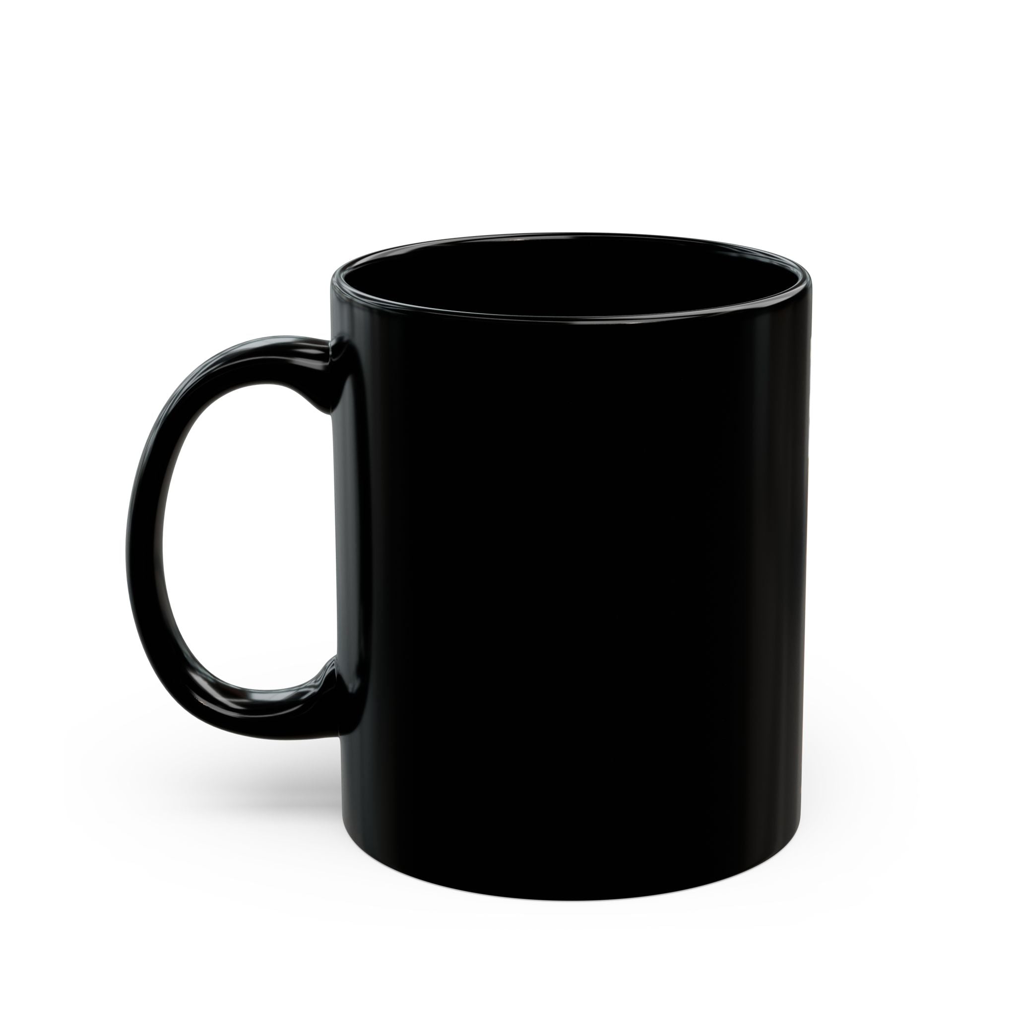 The Wounded Angel mug | Black Ceramic Mug
