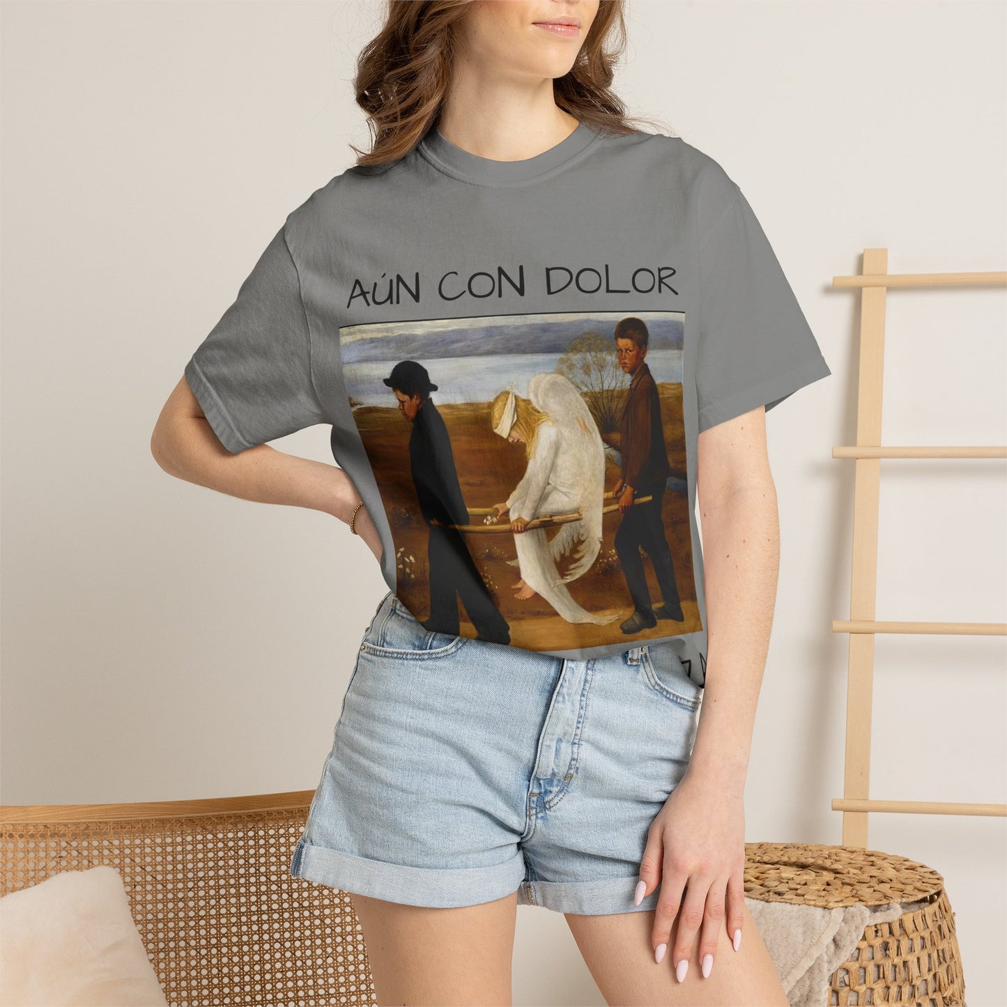 Camiseta unisex teñida en prenda