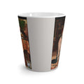 Vintage Romantic Art Latte Mug — Woman at Boudoir Painting