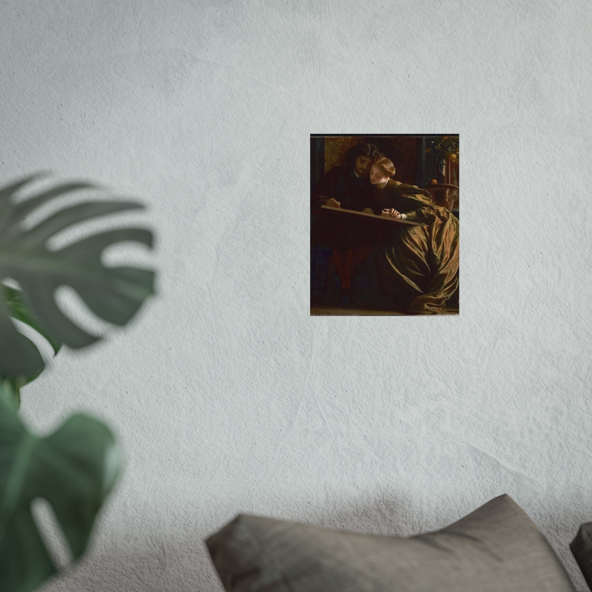 Fine Art Poster — Victorian Lovers Painting Wall Art Print