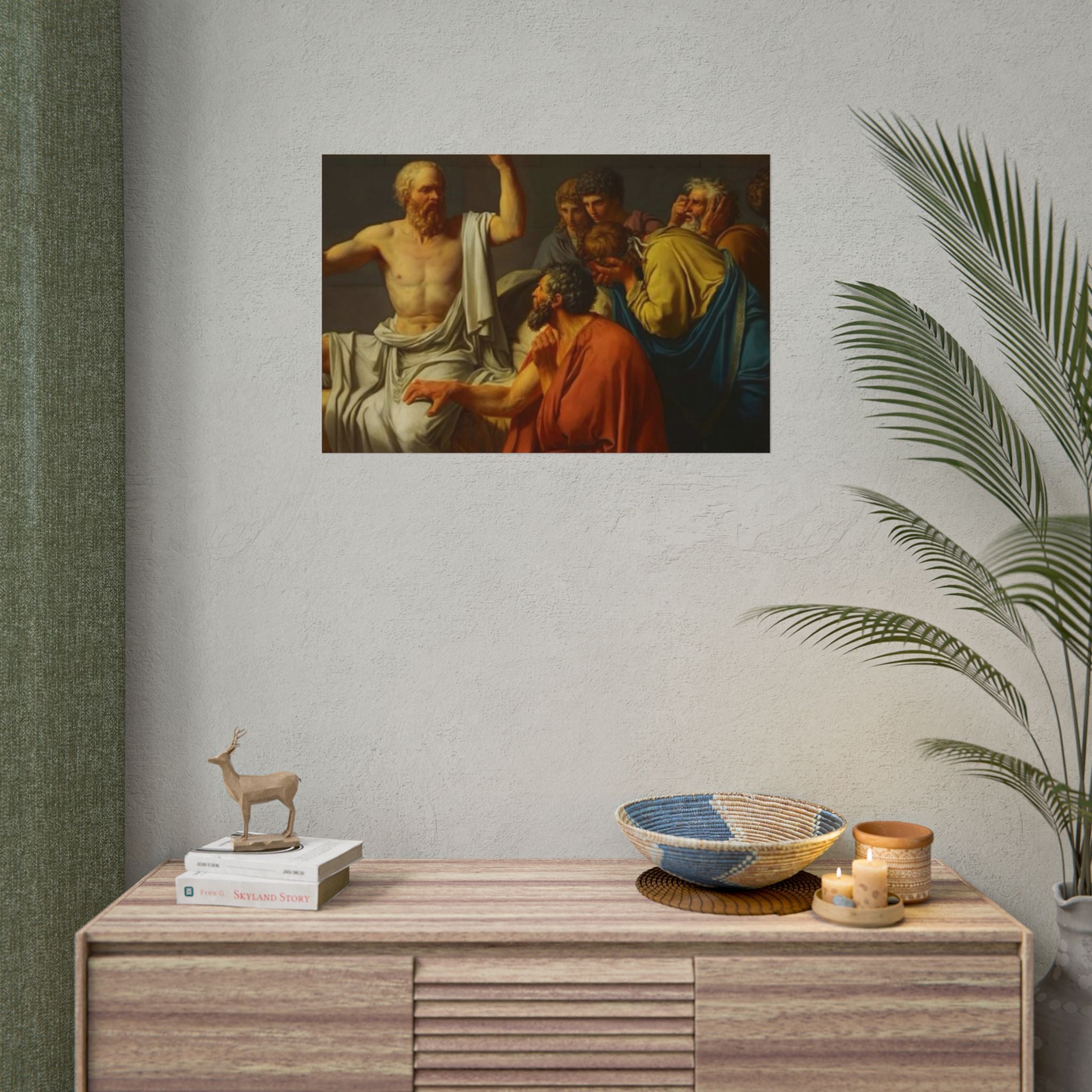 Socratic Debate Classical Art Poster