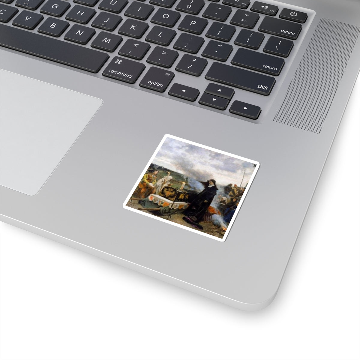 Historical Painting Kiss-Cut Sticker — Religious Ceremony Art Decal