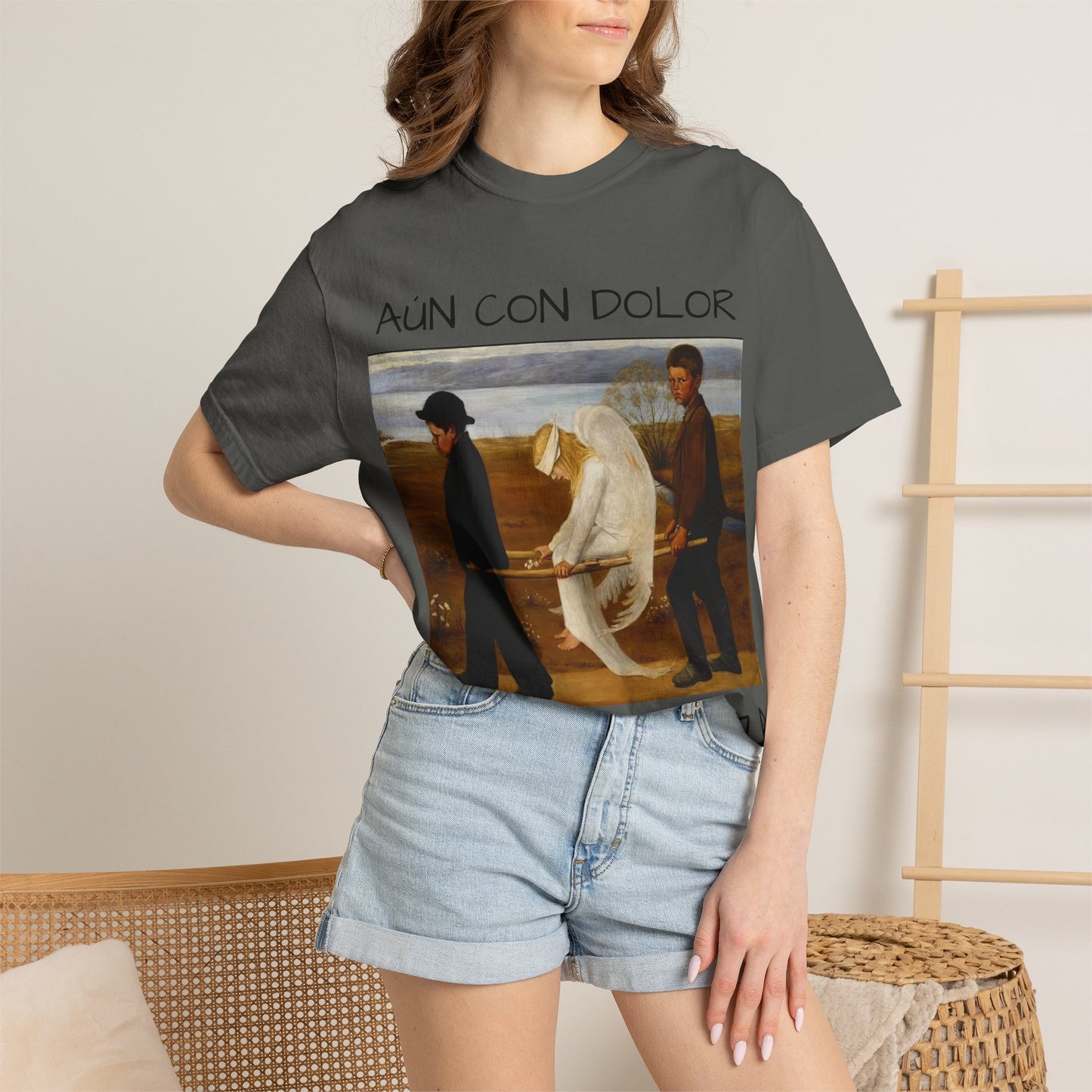 Camiseta unisex teñida en prenda
